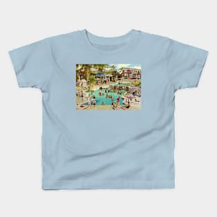 Art Déco Pool Kids T-Shirt